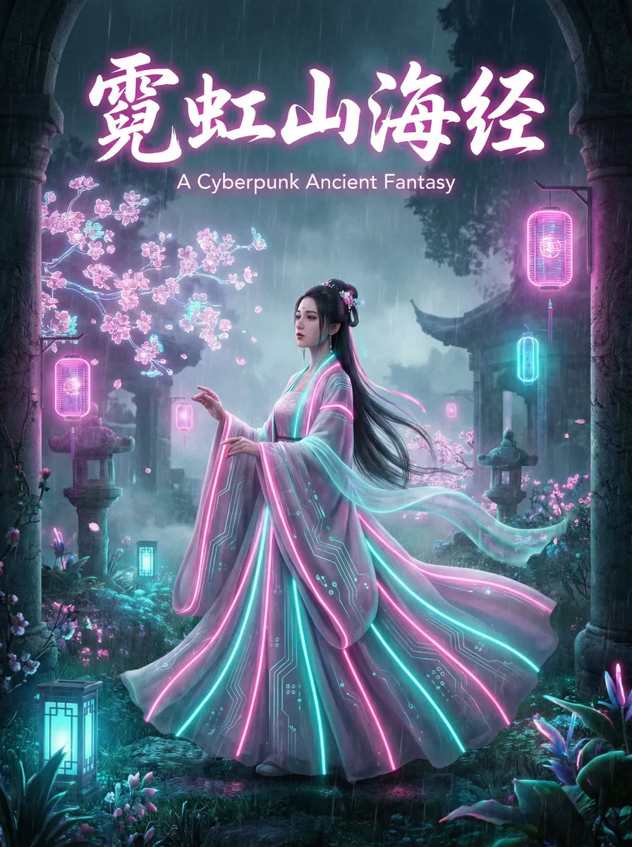 息与子五十路中文字幕 古风奇缘短剧 - 霓虹山海经海报